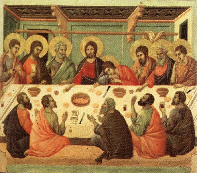 Duccio di Buoninsegna Last Supper Spain oil painting art